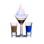 Flaming Lamborghini cocktail